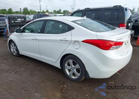 2013 Hyundai Elantra Gls from USA, damaged, VIN 5NPDH4AE5DH427775